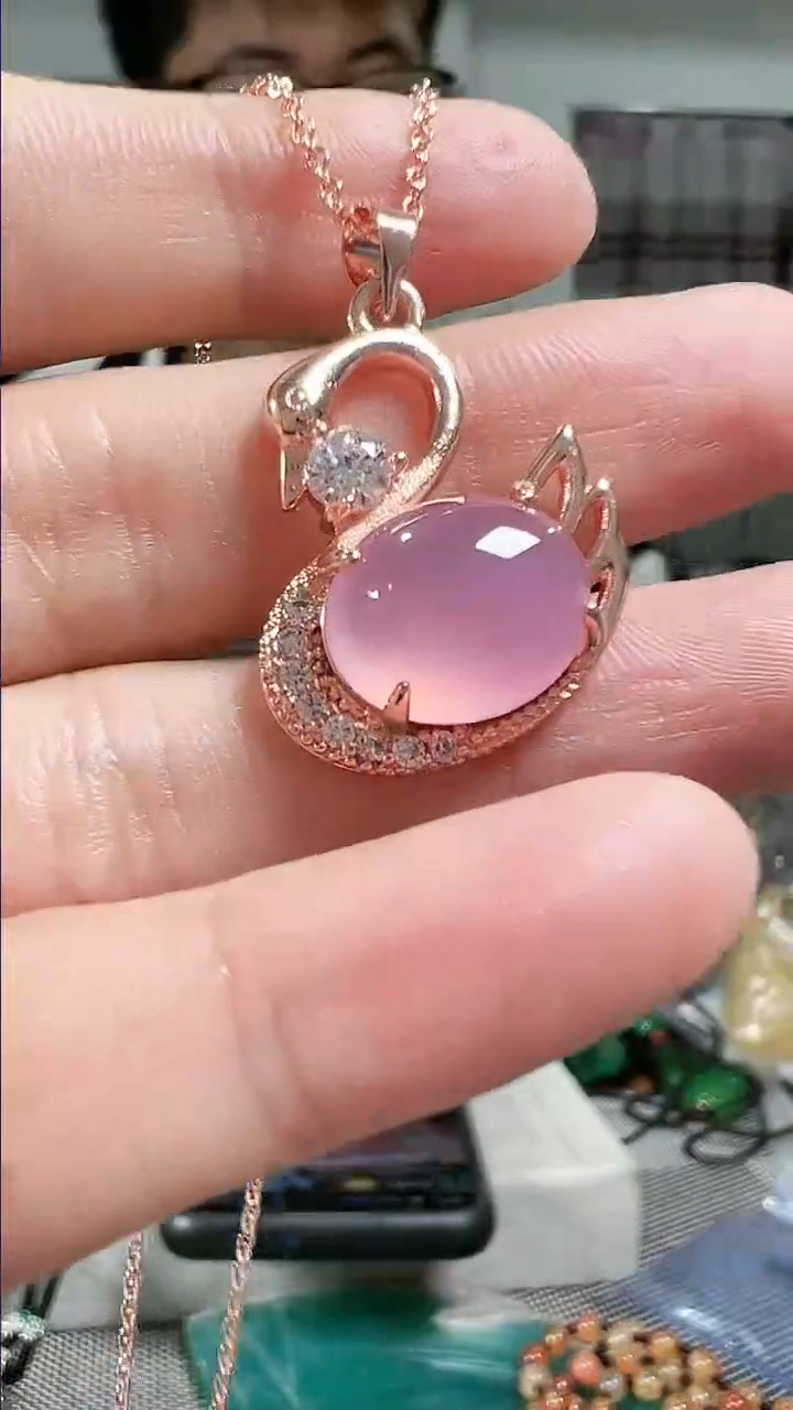 【闪购商品】玛瑙/玉髓吊坠(赠链)合金多样性5027