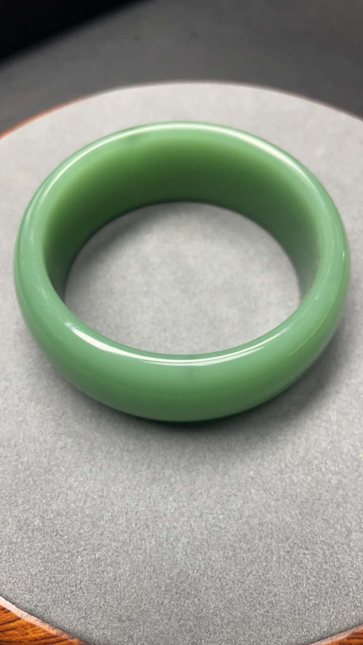 非金属珐琅手镯 精品白加绿轮胎手镯