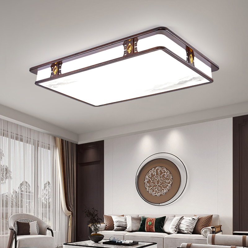 新中式家用大气餐厅卧室书房吸顶灯卧室灯LED 吸顶灯顶灯