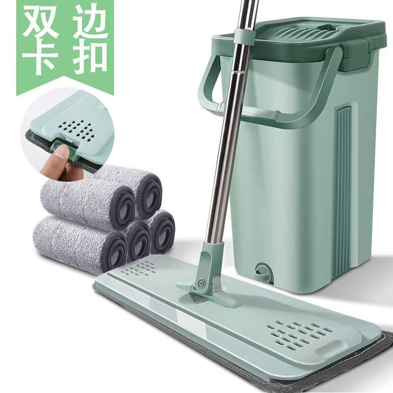 免手洗平刮刮乐拖把加粗大懒人干湿两用拖净神器