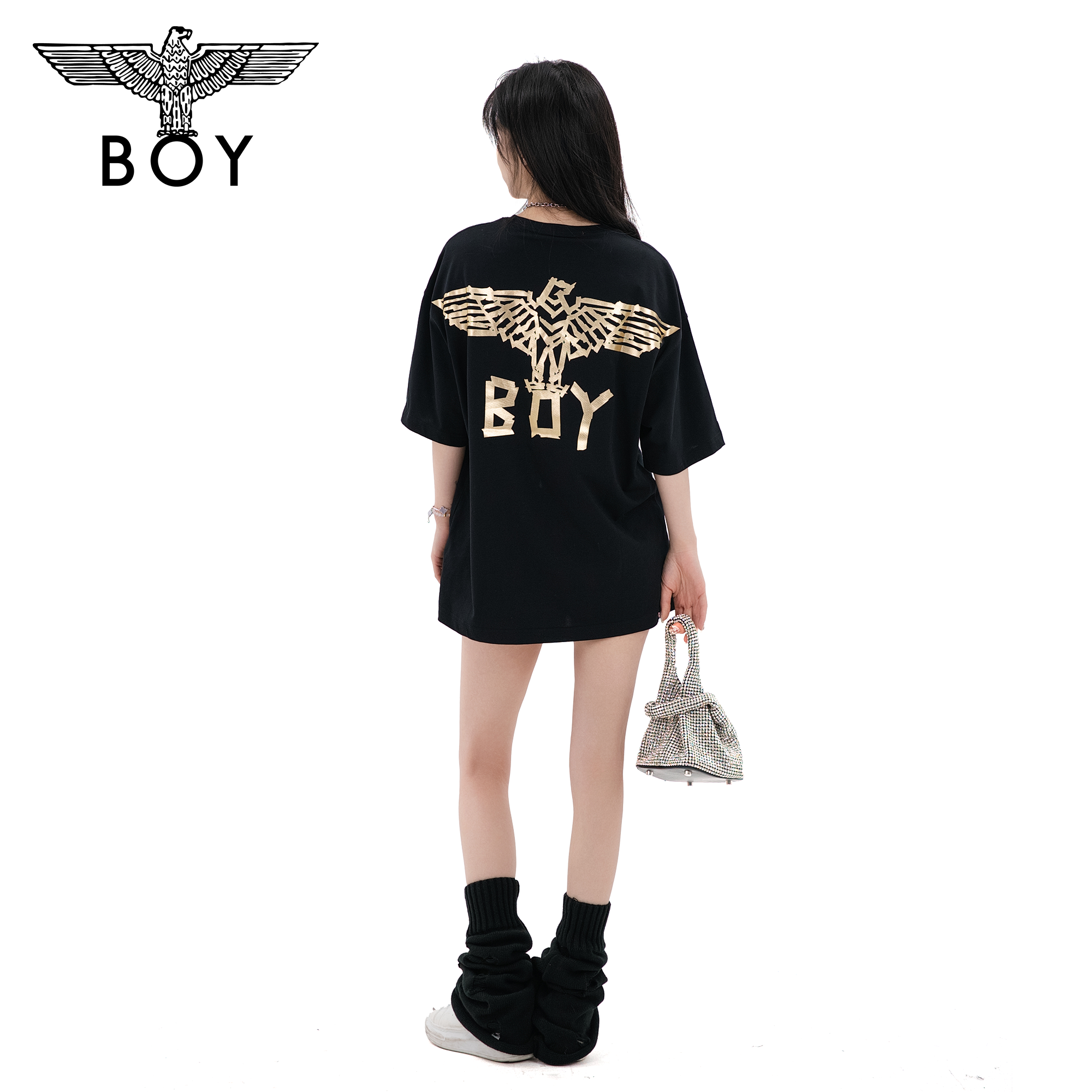 BOY LONDON中性款时尚潮流百搭通勤T恤N01910