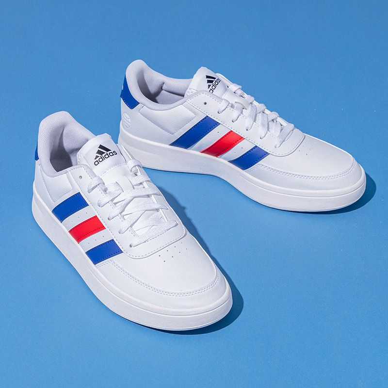 阿迪达斯男鞋春季新款运动鞋低帮板鞋时尚复古拼接休闲鞋HP9424
