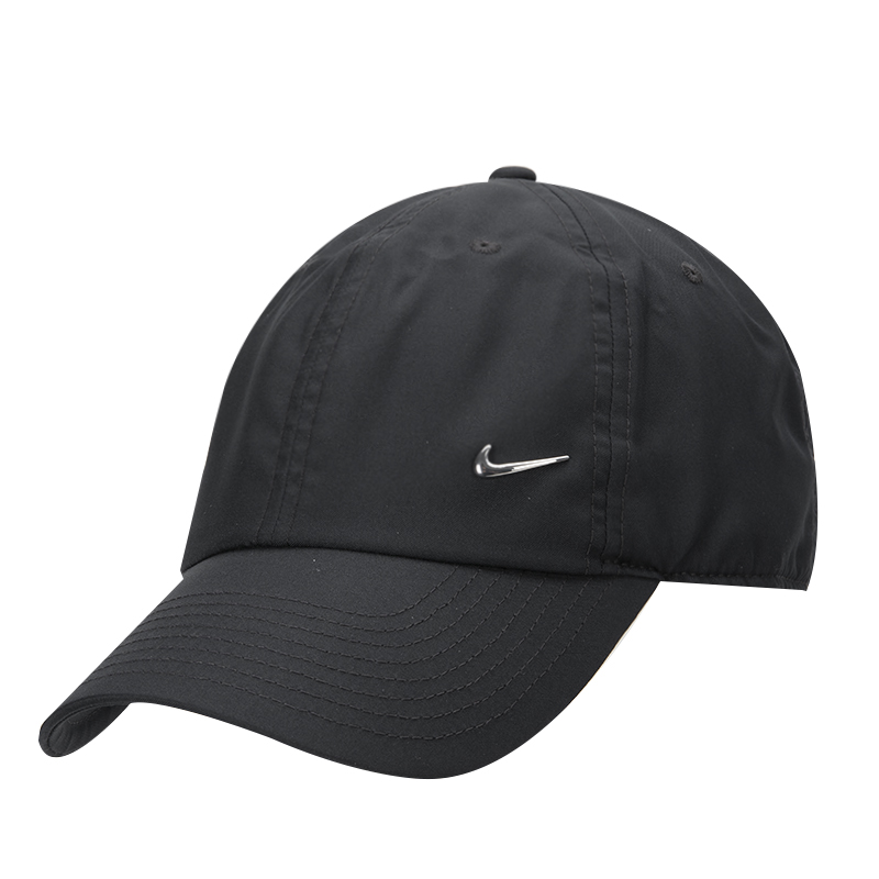 NIKE耐克帽子金属标男女帽2025新款运动遮阳帽鸭舌帽棒球帽FB5372