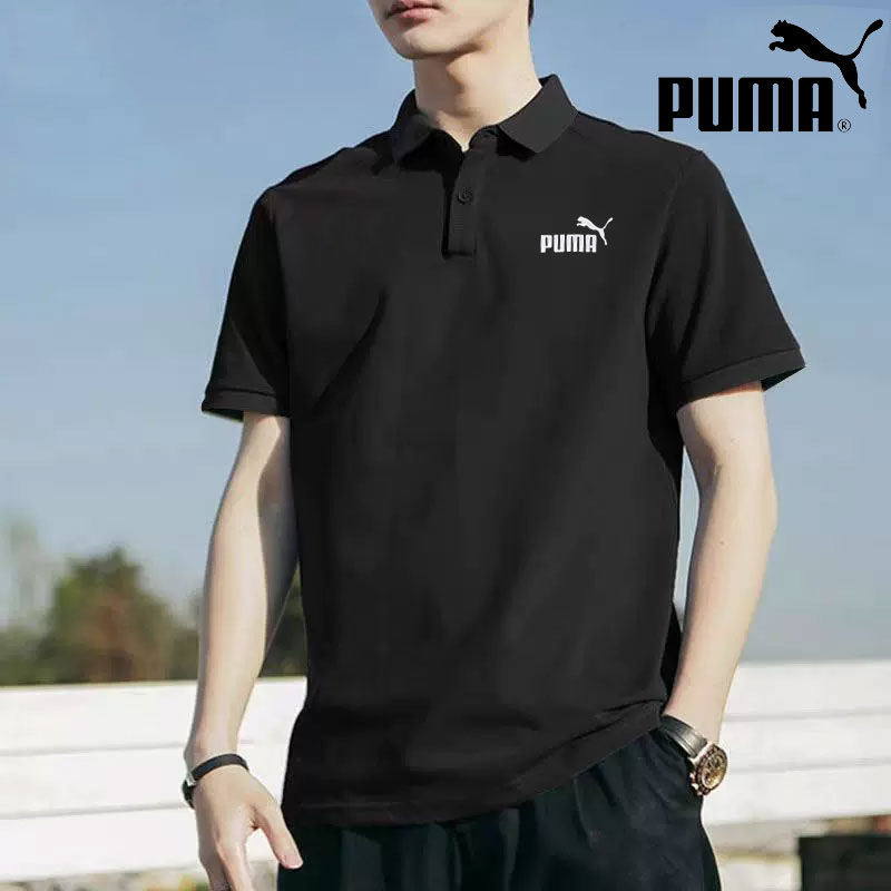 PUMA彪马POLO衫男子夏季新款休闲透气运动上衣跑步短袖685645