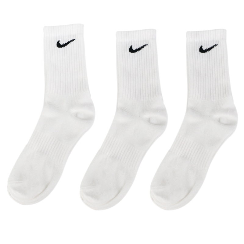 NIKE耐克袜子男女同款2025新款三双装篮球休闲透气运动袜子SX7676