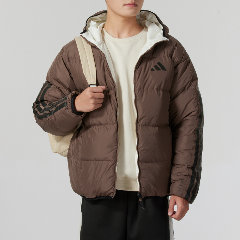 流光风 阿迪达斯官方羽绒服男装两面穿保暖上衣休闲外套JM4622