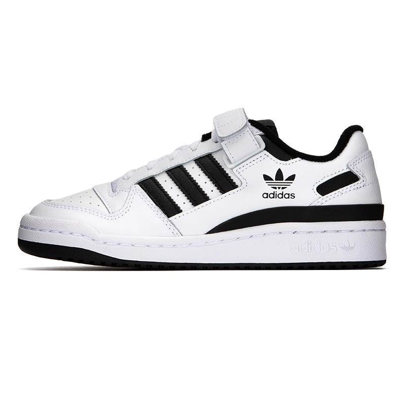 adidas阿迪达斯三叶草休闲男鞋女鞋新款FORUM低帮运动板鞋 FY7757