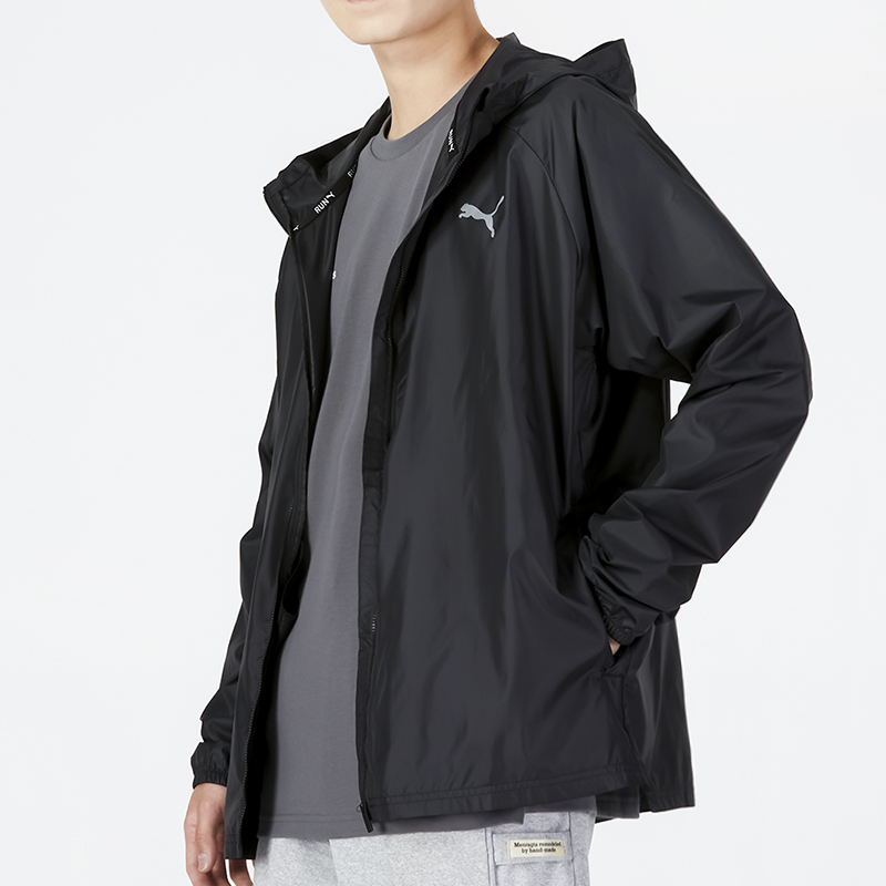 【达人专属】彪马连帽夹克男新款运动服休闲跑步梭织外套521684