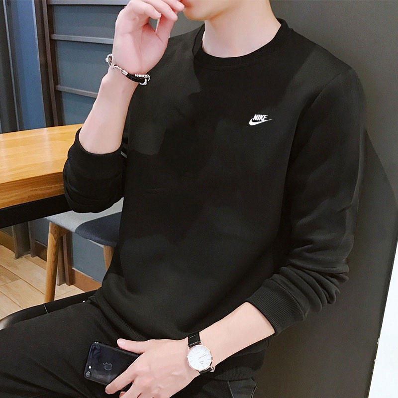 耐克卫衣男上衣2025春季新款运动服休闲圆领长袖针织套头衫BV2667