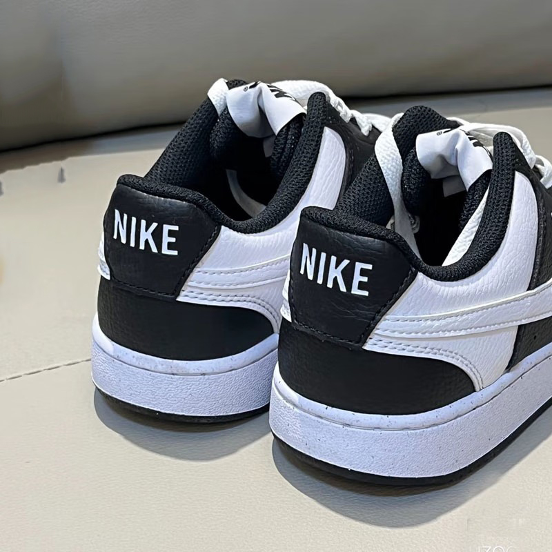 耐克板鞋女鞋2025春季新款COURT复古休闲鞋低帮黑白运动鞋 DH3158
