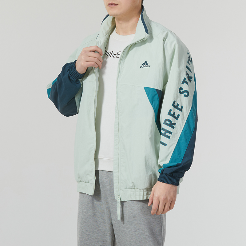 【达人专属】阿迪达斯梭织夹克男女装2024新款运动服休闲外套IS5148