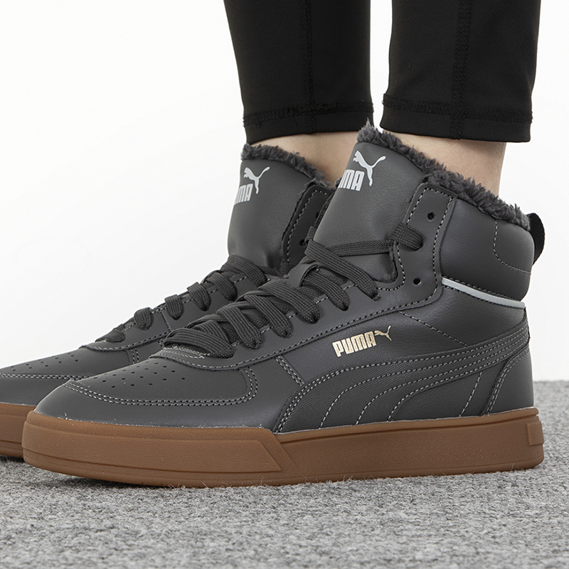 PUMA彪马高帮板鞋男鞋女鞋运动鞋保暖加绒情侣休闲鞋385844-03