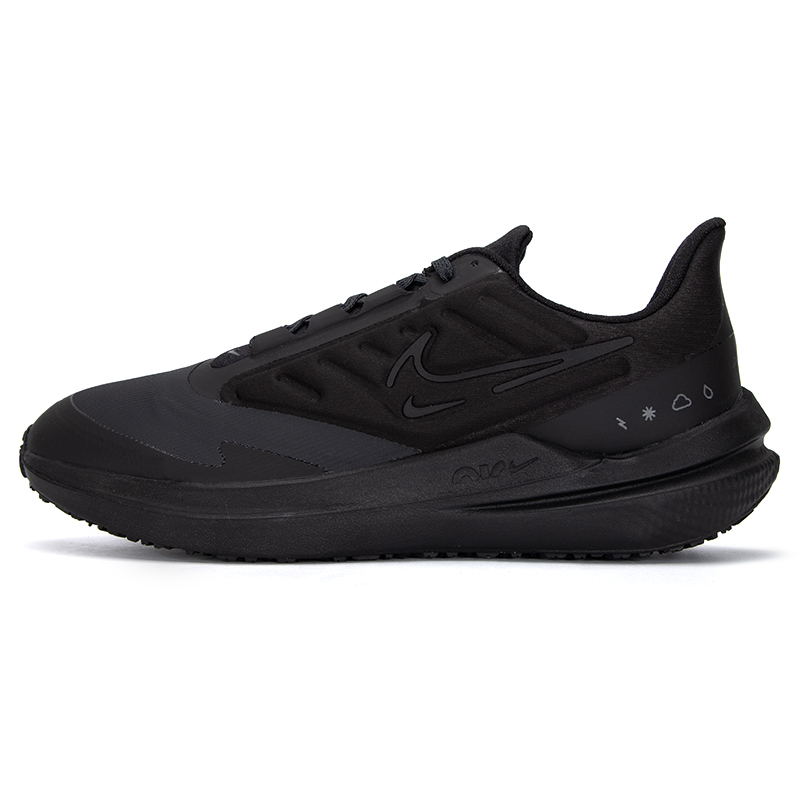 NIKE耐克男鞋新款WINFLO9运动鞋ZOOM时尚缓震黑武士跑步鞋 DM1106