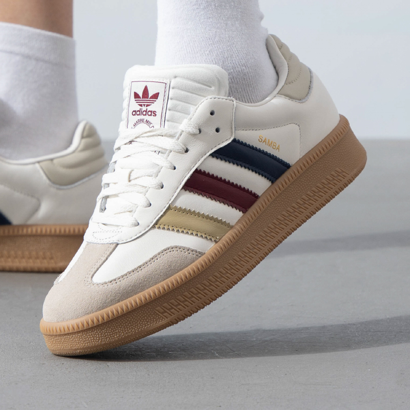 阿迪达斯三叶草男女鞋板鞋2025新款Samba德训鞋T字头休闲鞋JI4276