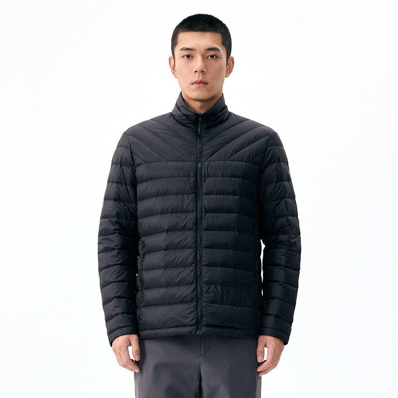 【达人专属】蓝步男女装轻薄羽绒服2024新款立领外套LD0008A92001LB