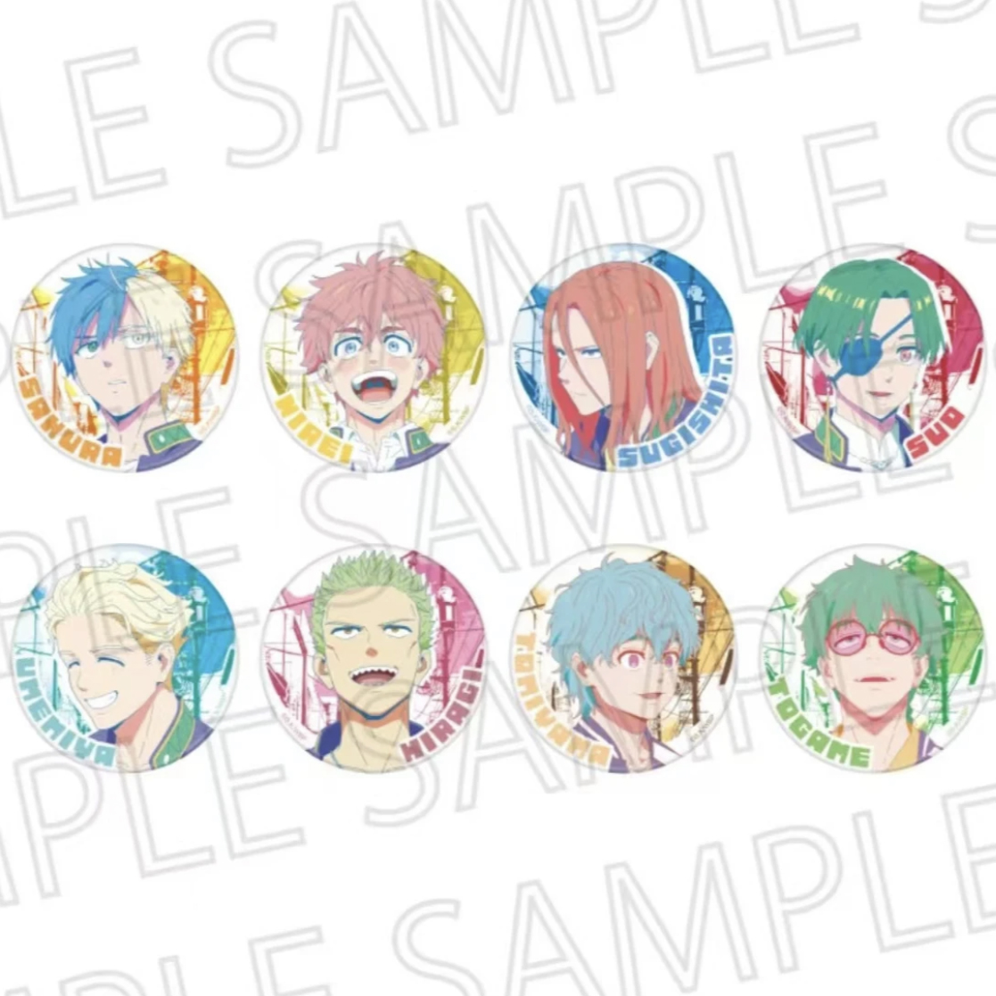 防风铃 C104异色水彩吧唧 新水彩徽章 防风少年（直播间盲盒代拆）