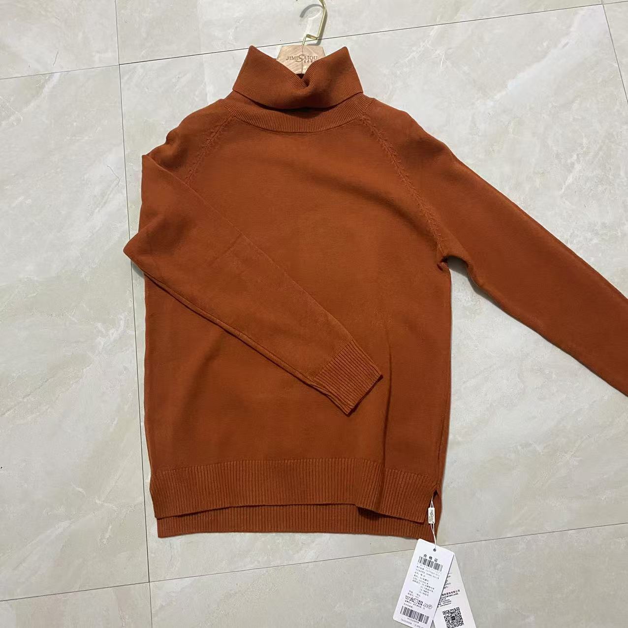 吉米赛欧【纯色高领】1X2253208 百搭时尚简约线衫显瘦秋冬