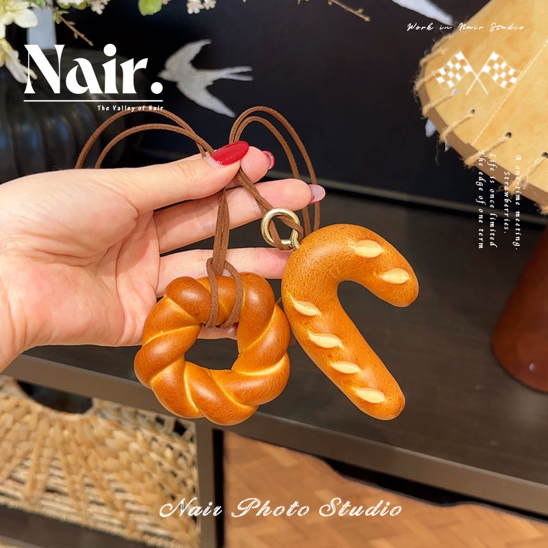 【奈尔圣诞精选】圣诞花环/手杖面包挂件碱水面包挂饰创意个性