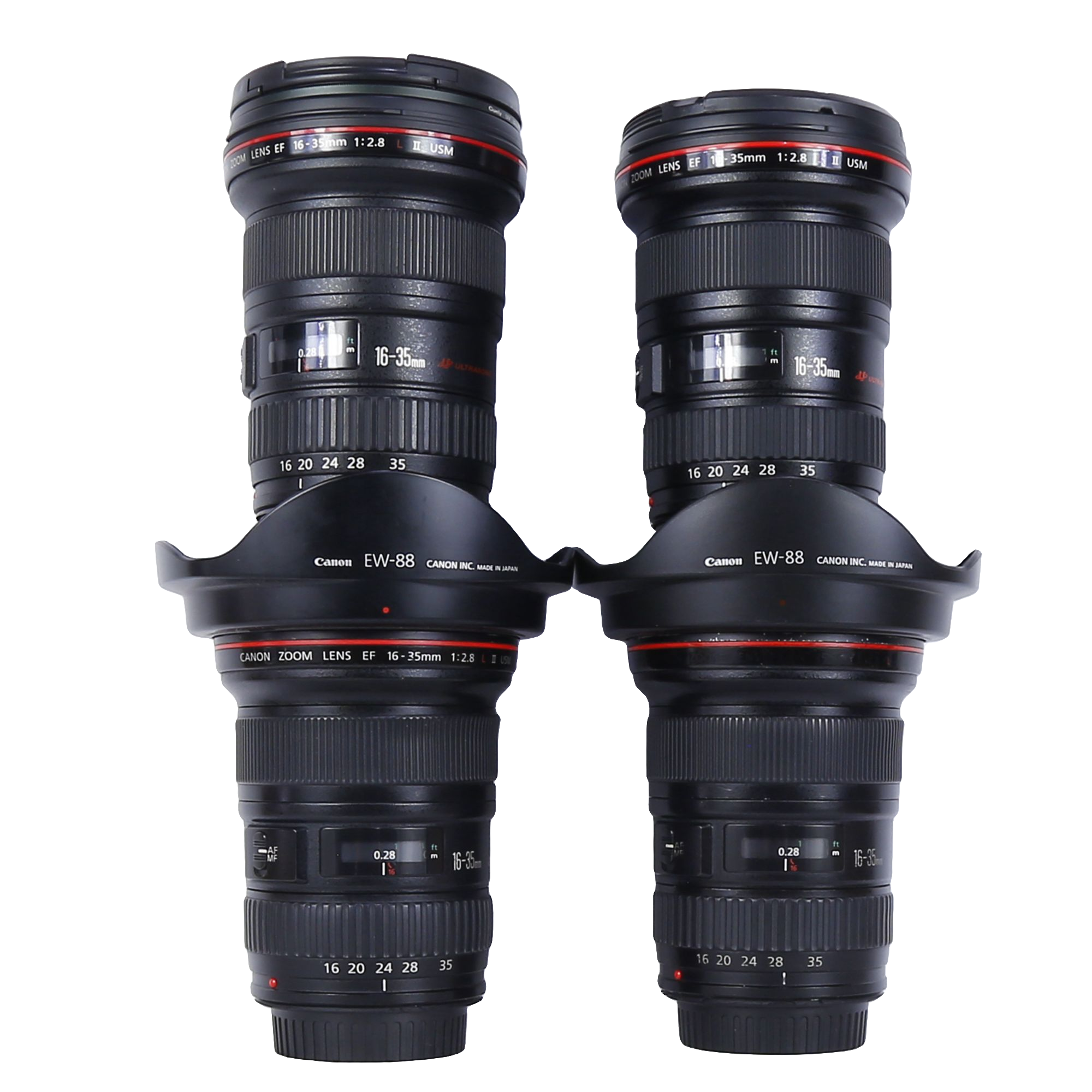99新 Canon/佳能  EF 16-35 F2.8L 2代镜头专业级红圈广角 三剑客