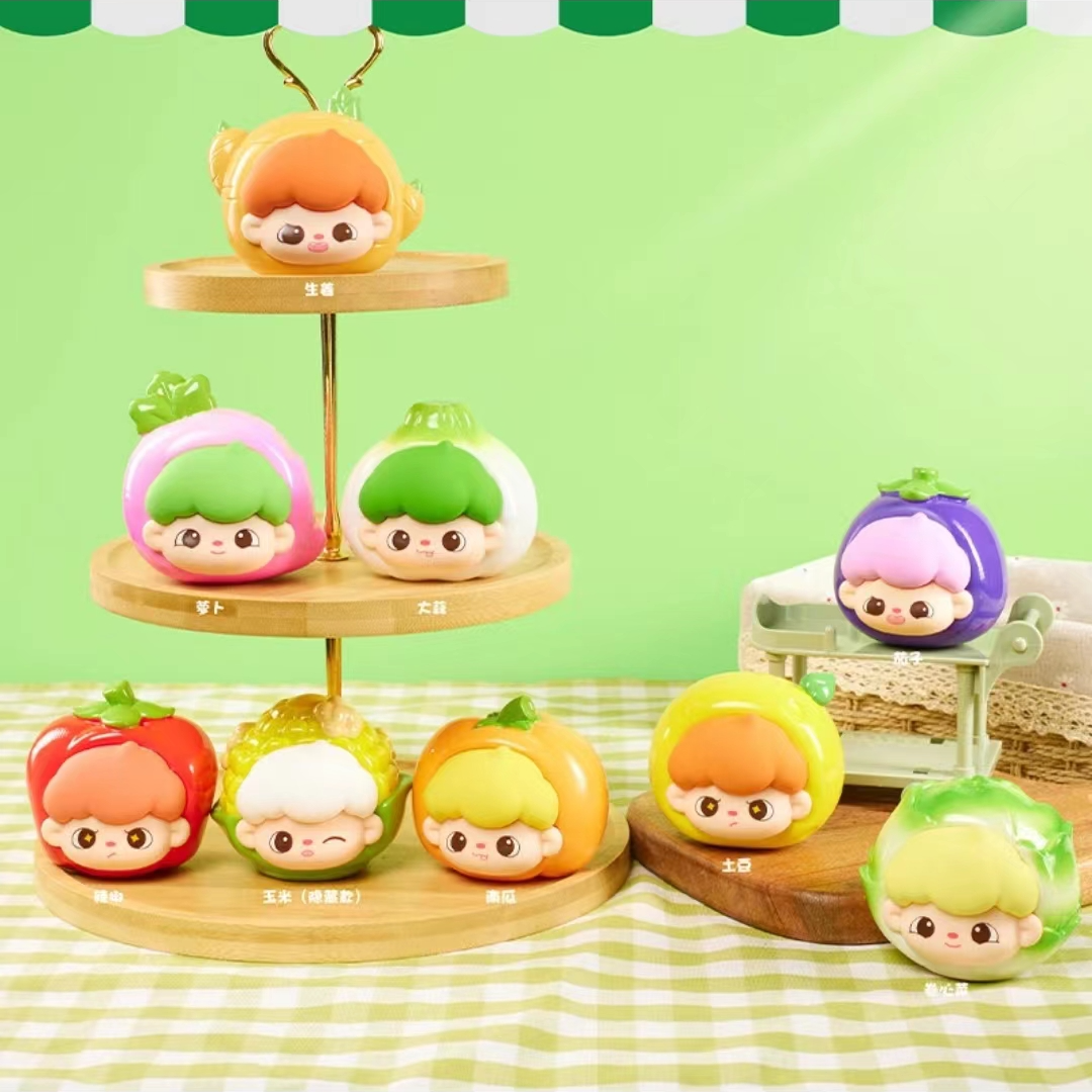 【拆盒】每日鲜蔬系列潮玩盲盒手办摆件