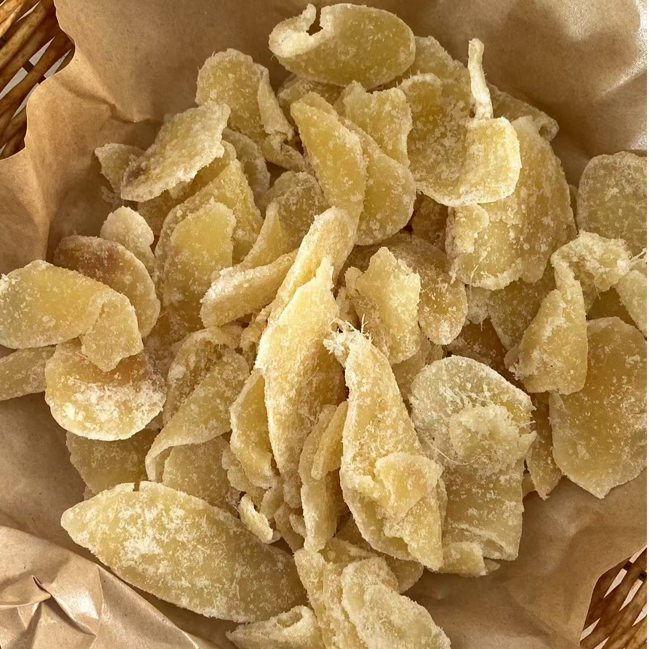 白糖生姜片500g蔗糖姜糖片特产零食精选软糯纯正甜