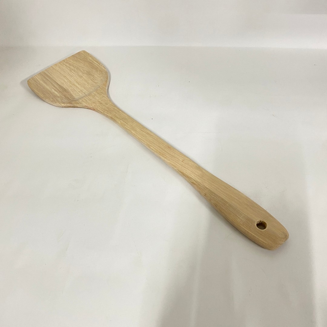 品牌原单厨房精致防烫木铲家用耐磨无漆长柄木制不伤锅菜铲铲勺