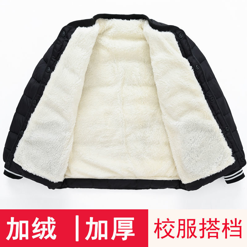 【小扬哥推荐】新款儿童加棉服高中生棉袄中大童男女童青少年棉服