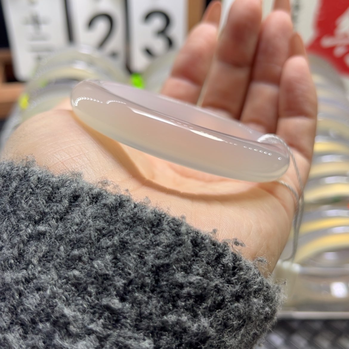 【闪购商品】玛瑙/玉髓手镯未镶嵌小*儿