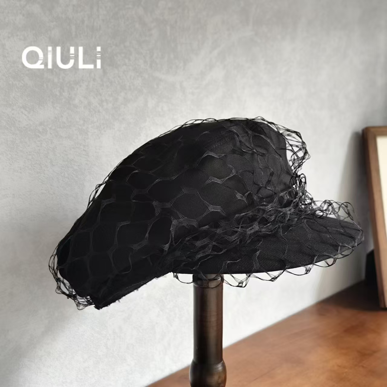 新款网纱报童帽.   姚姚0659