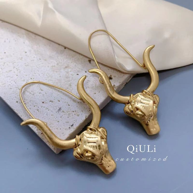 合金耳饰 QIULI · 西洋占星十二星座耳钉1h2245