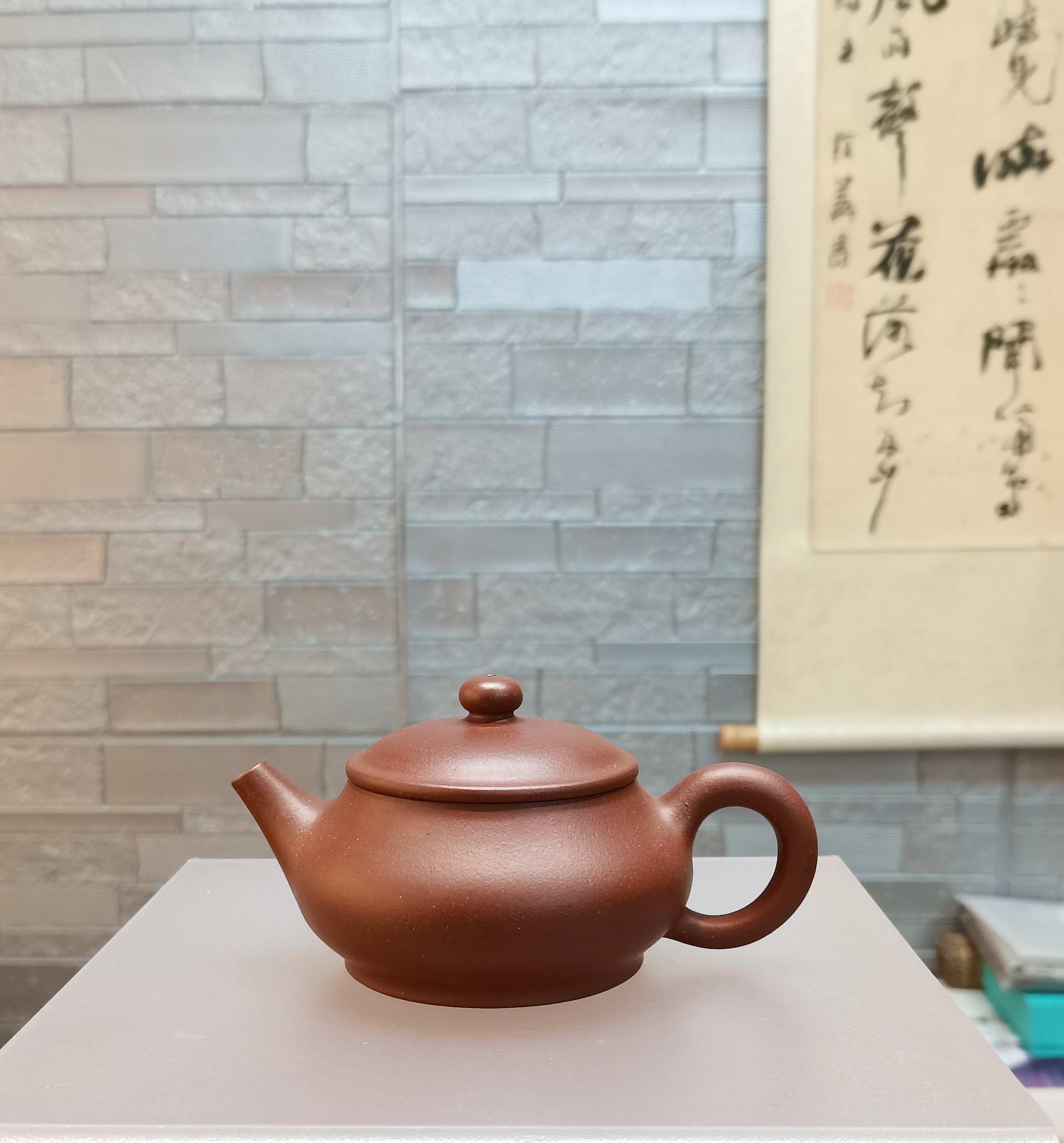 《明炉壶》陈博半手工制作，原矿底槽青180cc