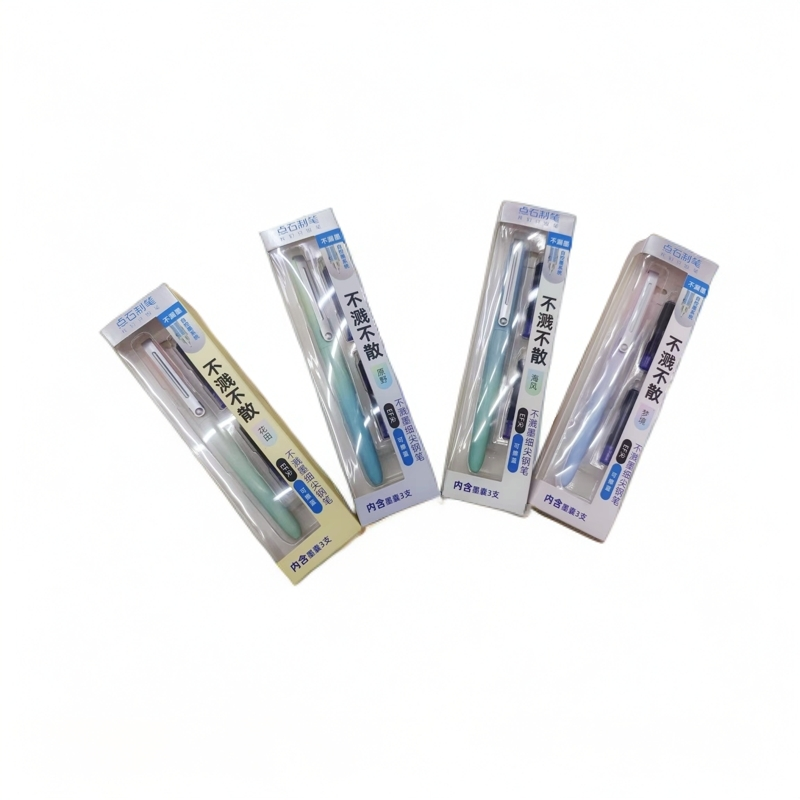 播间点石769学生专用墨囊钢笔自控墨不漏墨三支装颜色随机