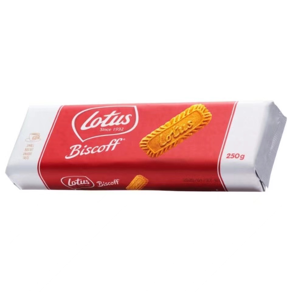 比利时进口焦糖味饼干lotus和情缤咖时焦糖饼干250*2包
