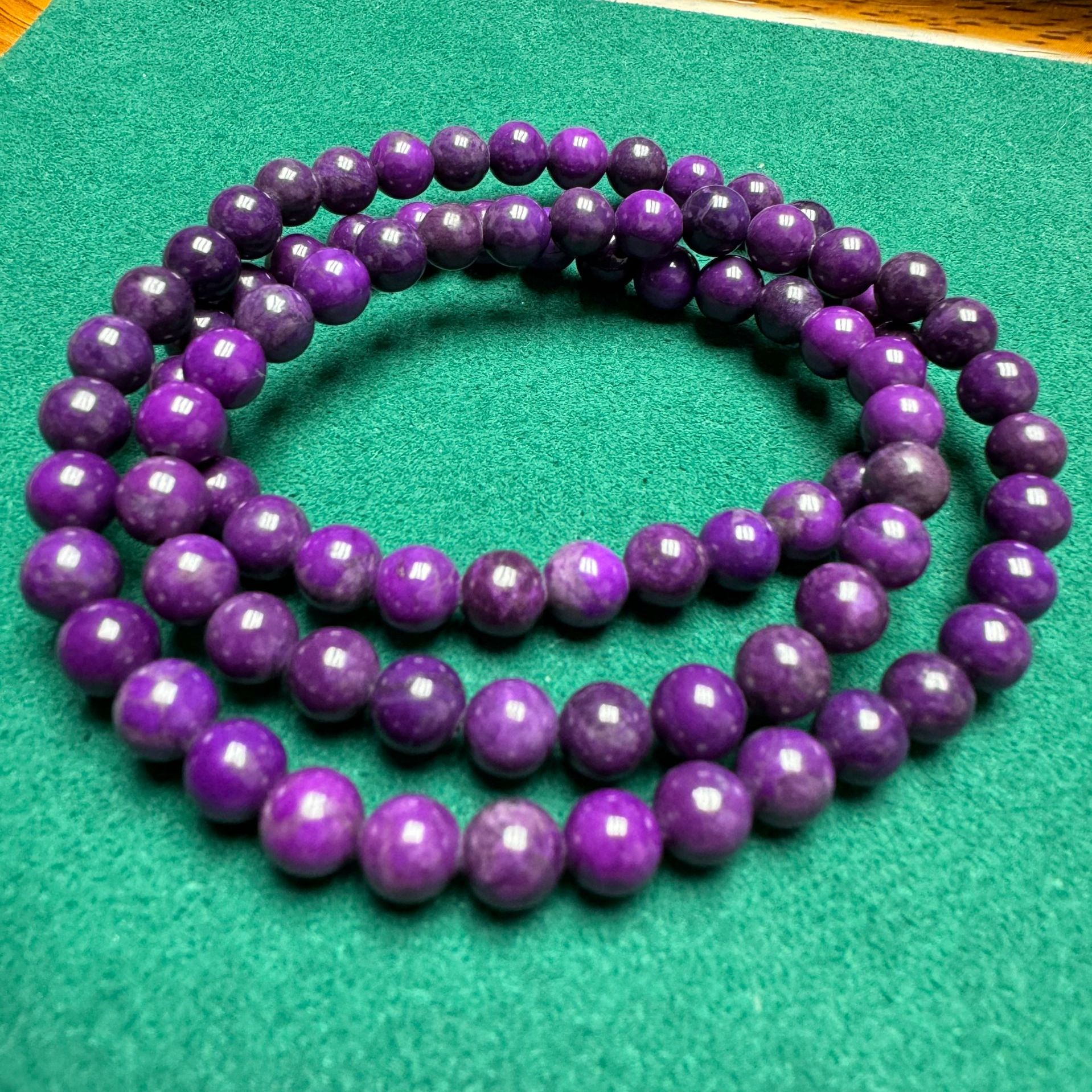 飞哥推荐手链 皇家紫多圈手链S045