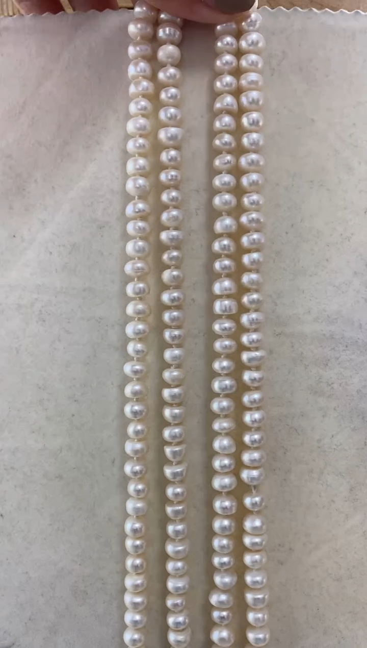【闪购商品】淡水珍珠毛衣链未镶嵌毛衣链