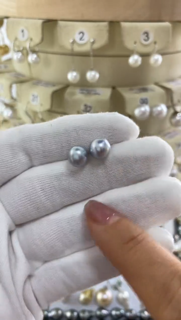 【闪购商品】海水珍珠耳饰未镶嵌真多麻