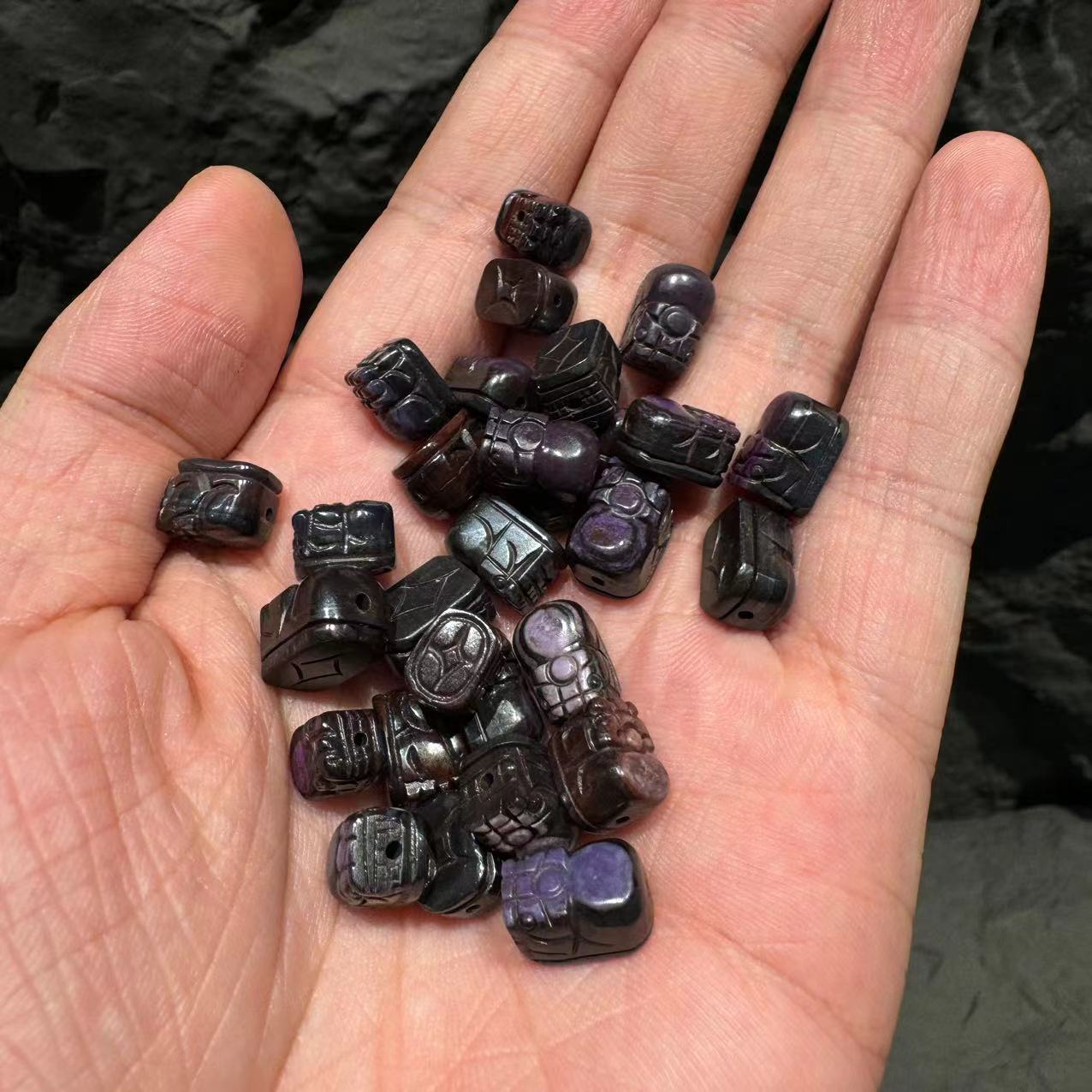 【黑胖珠宝】 舒俱来丝绒貔貅单颗 多样性发一 QX188