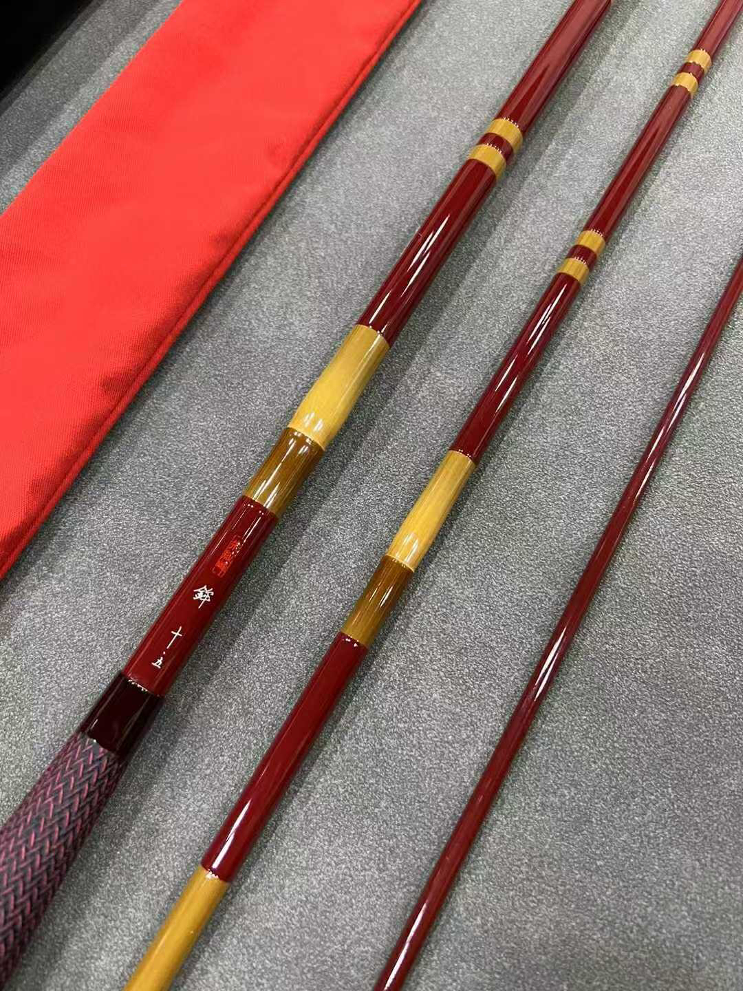 馨渔纹峰眸并继竿插节竿鲫鱼竿鲤鱼竿台钓竿先偏本调28/37调手竿