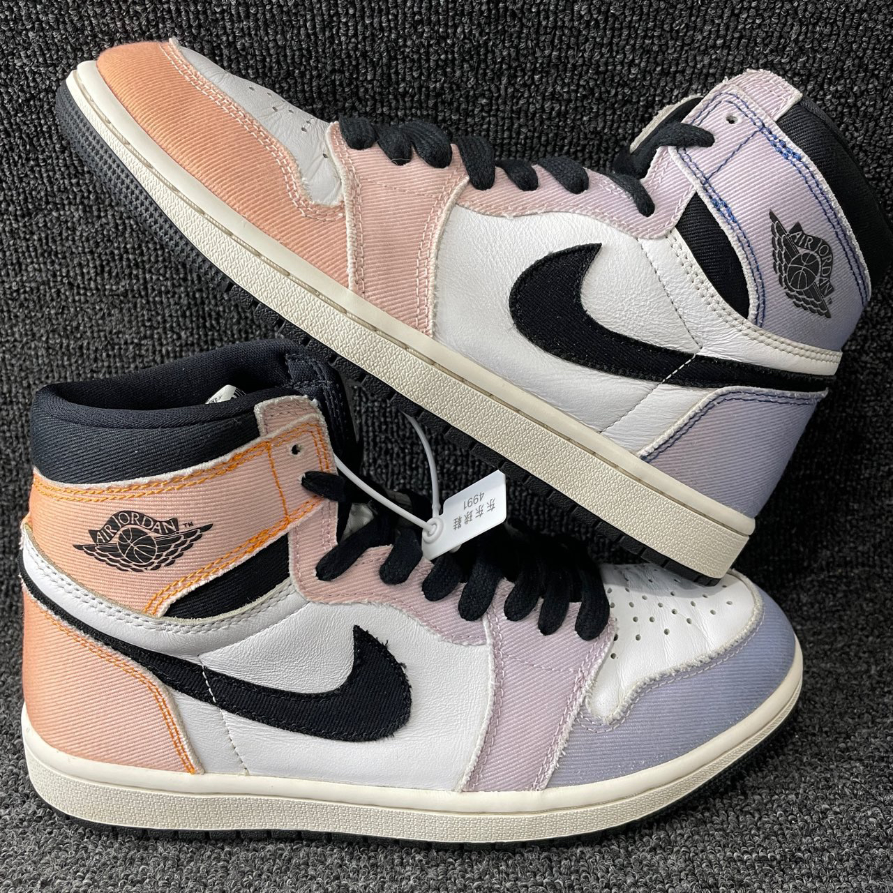 40.5码 AJ1白紫渐变 公价899 篮球鞋编号4991