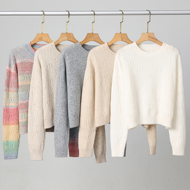 【100山羊绒】25年新款上 高奢品针织套头-7A056