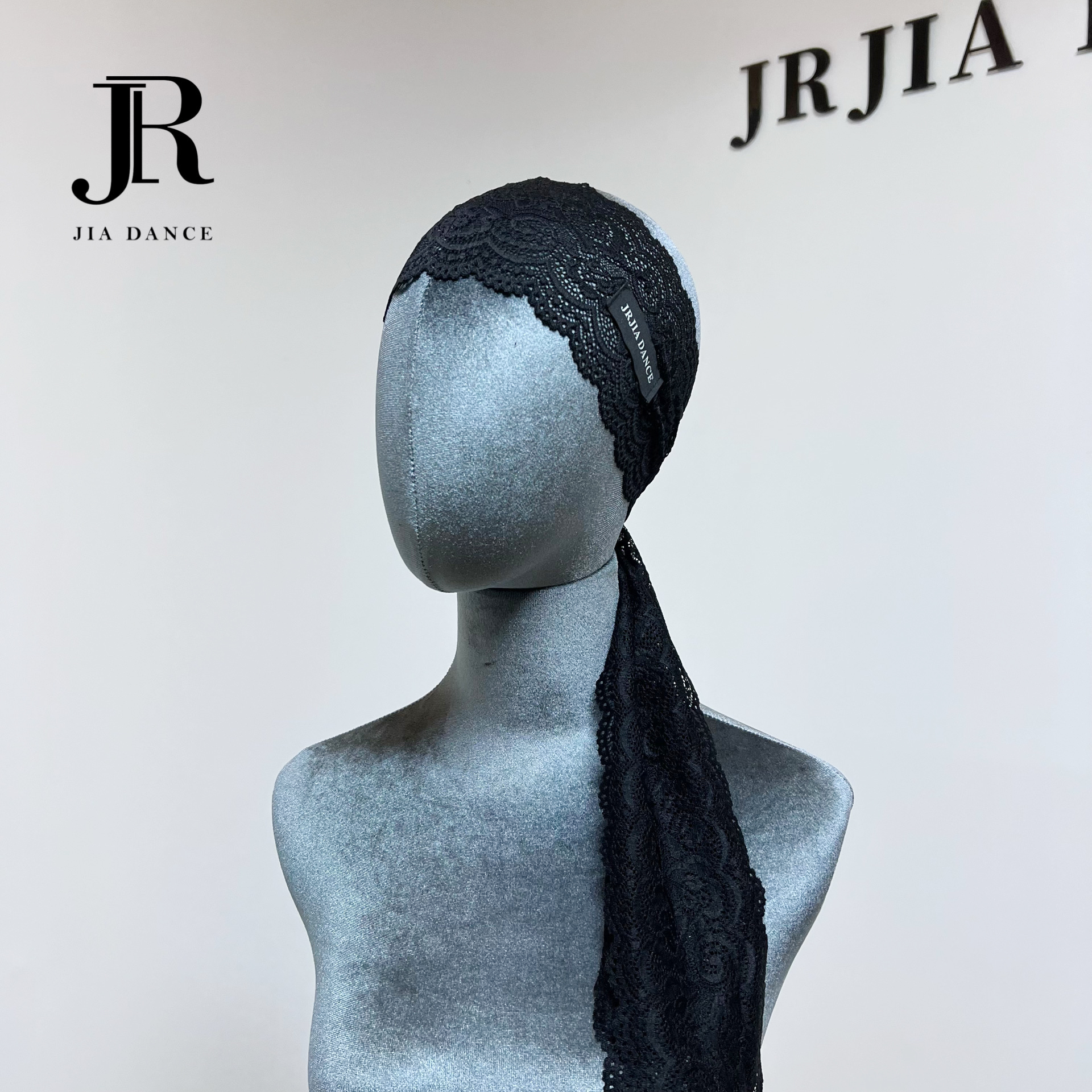 JIA DANCE拉丁舞蕾丝发带新款花边弹力国标舞演出头饰