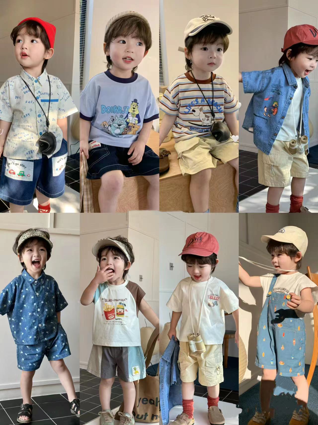 【NO退NO换】儿童夏款男女宝宝套装【扣号】