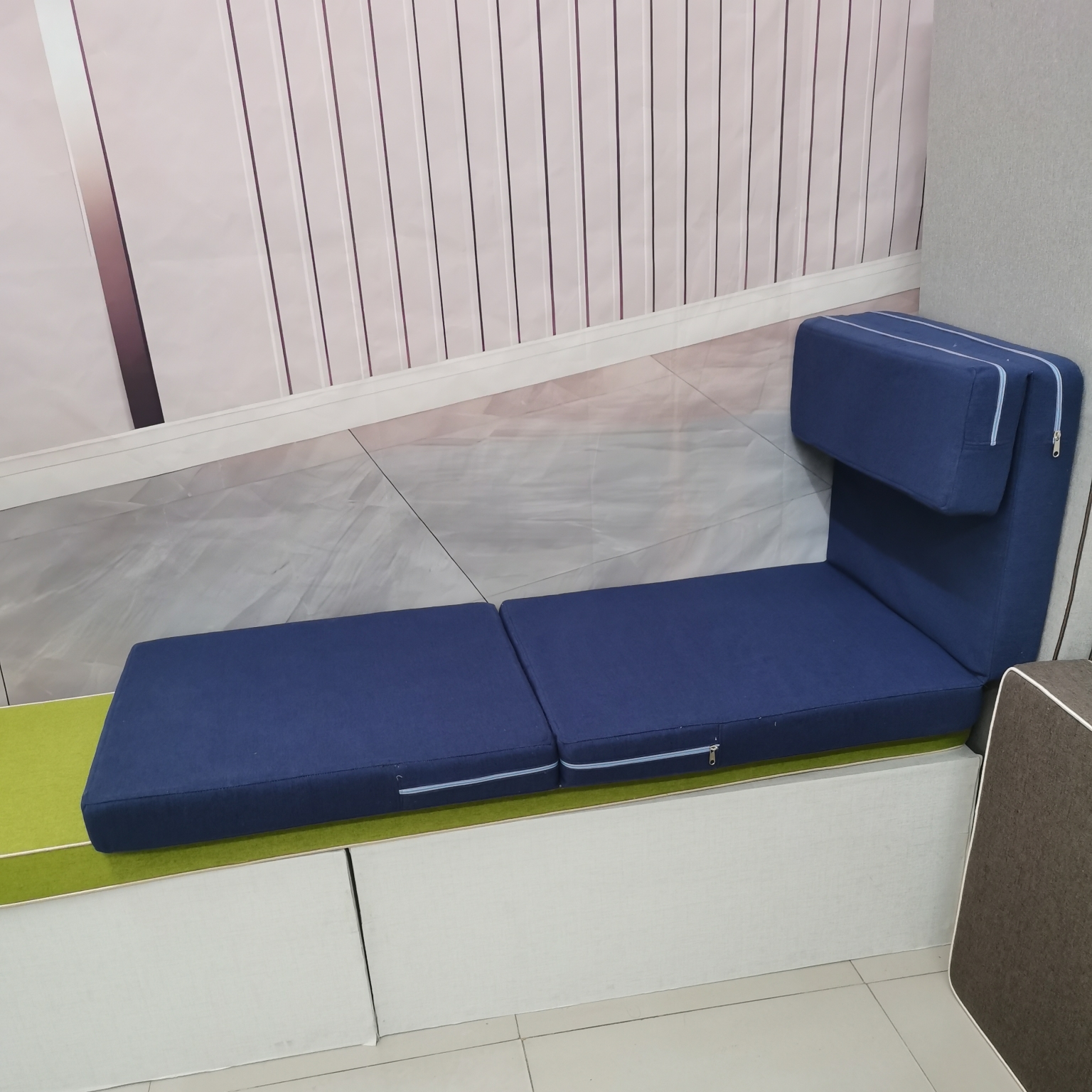 定制定做睡眠垫椅垫高密度海绵坐垫办公学生椅垫正方形亚麻飘窗垫