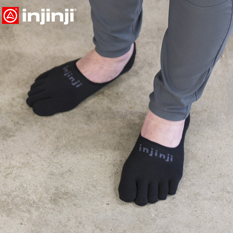 Injinji隐形浅口船袜男女短袜低帮薄款coolmax速干五指袜不掉跟夏