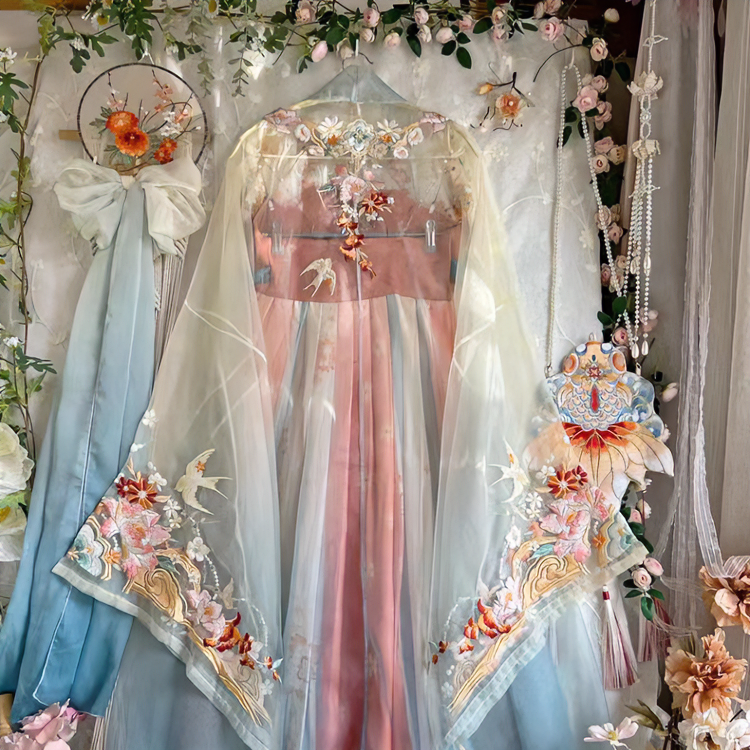 默认微瑕 介意勿拍 春夏款汉服孤品 NO退NO换