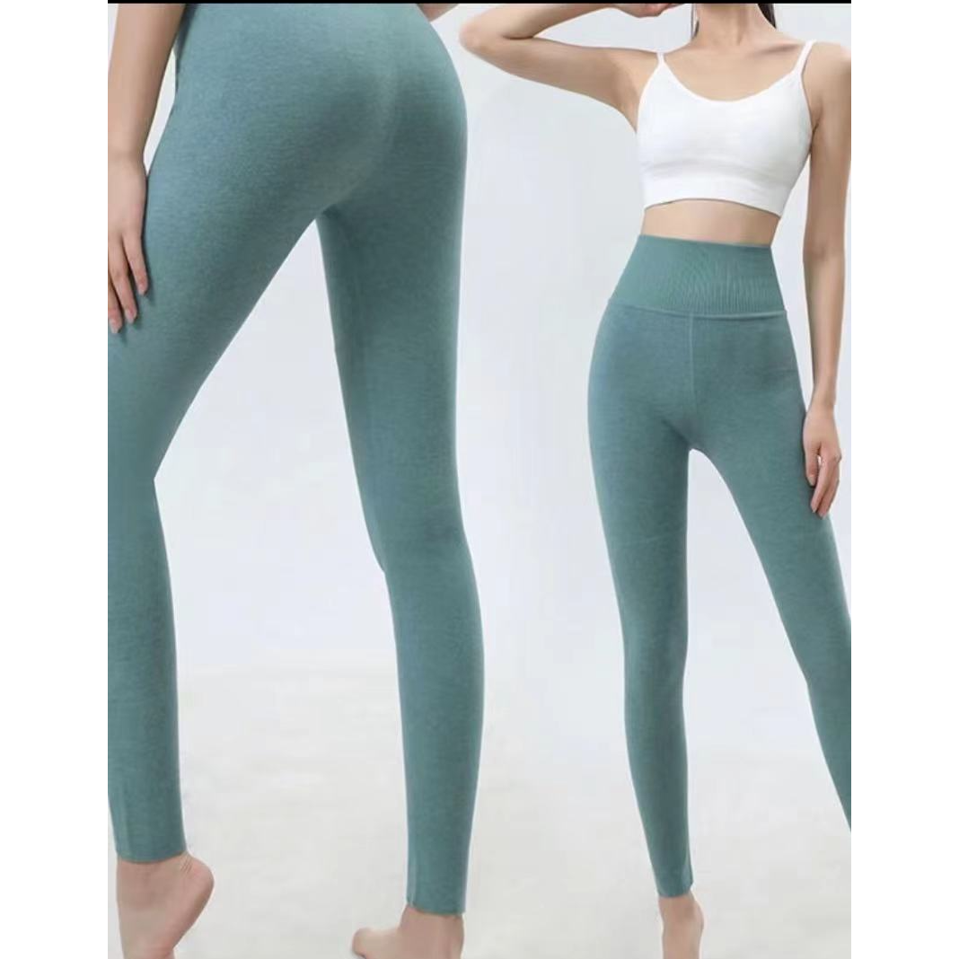 高腰显瘦钢琴润肤加护膝弹力冬季打底秋裤紧身紧身