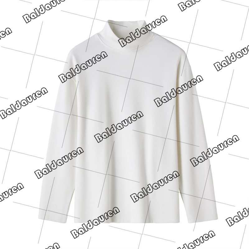 生生专属【Baldauren专属】德绒长袖半高领打底秋冬内搭 宽松版型