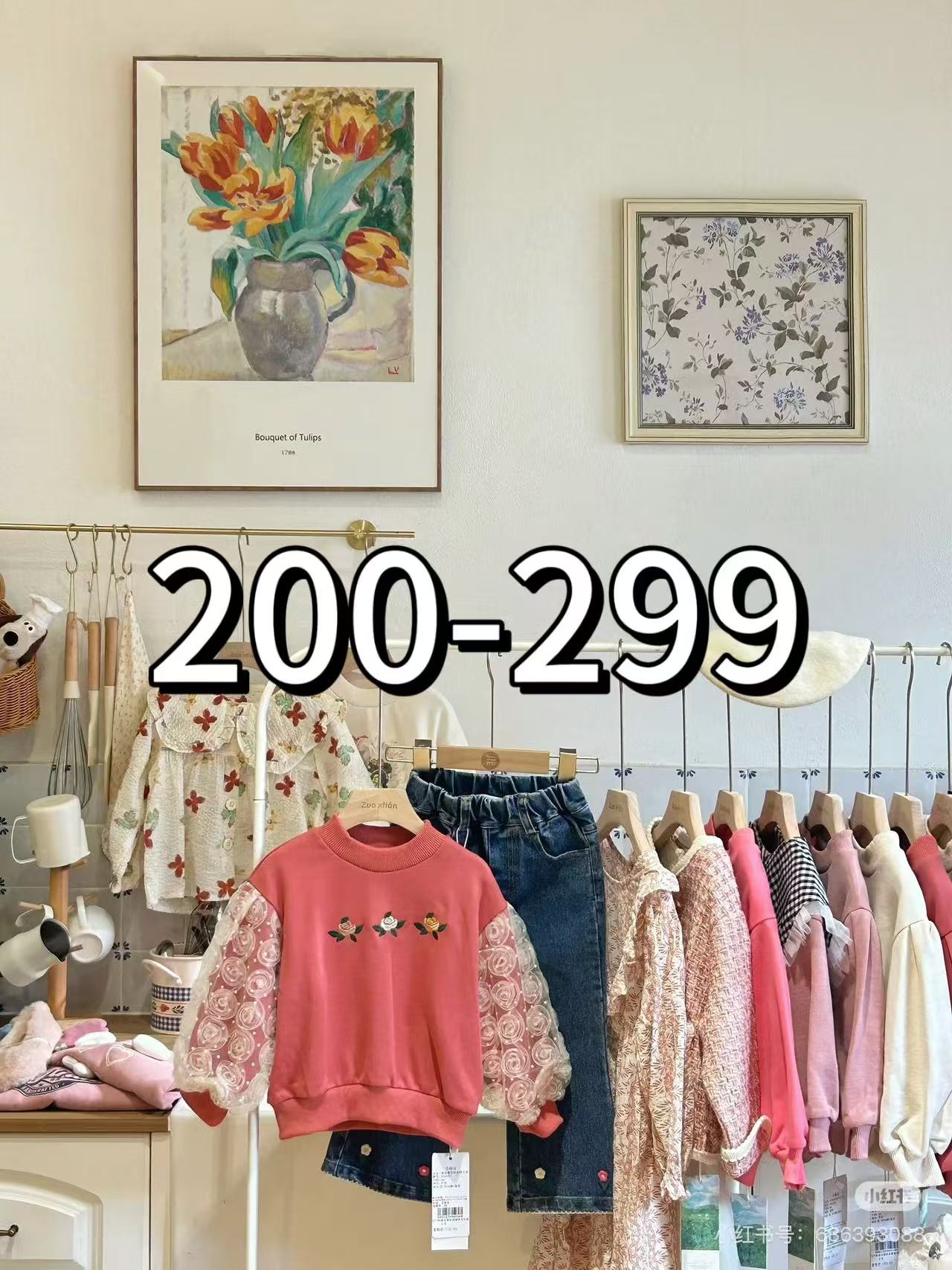 【编号G200-299】商场品牌童装撤柜孤品捡漏（拍直播间对应编号）