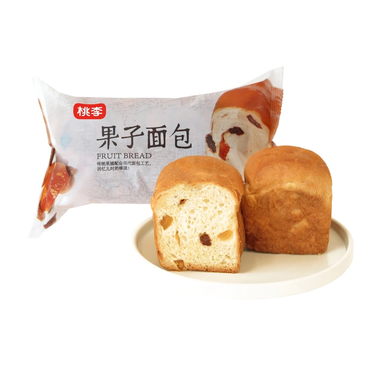 【140g 6袋】桃李果子面包果料早餐休闲营养代餐糕点批发网红主食
