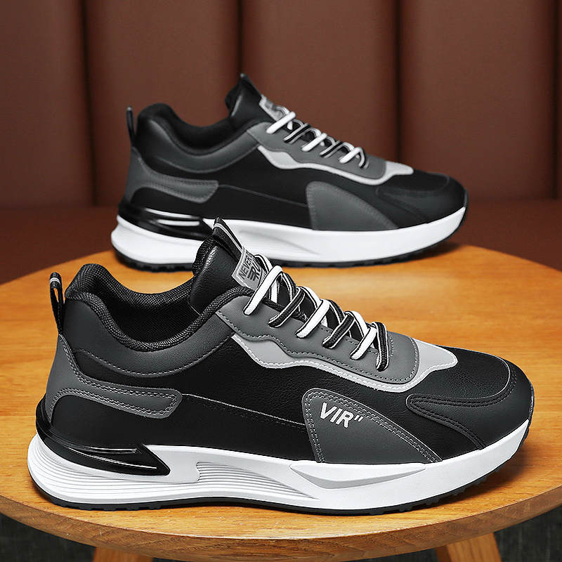 鸿官方正品克尔飞尘星秋季男鞋新款透气阿甘鞋子男款潮流百搭厚底